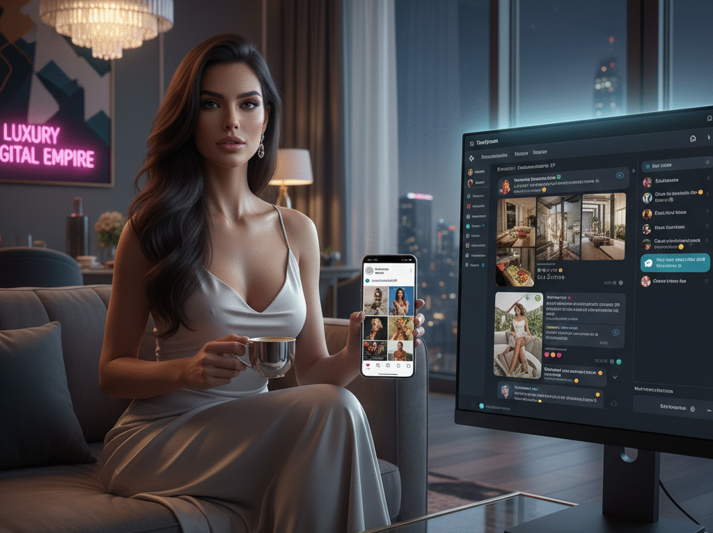 Como acompanhantes de luxo usam Instagram e Telegram para construir autoridade digital